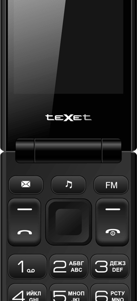 Мобильный телефон teXet TM-406 Dual sim Black