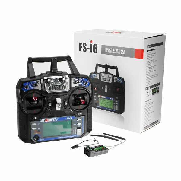 FlySky FS-i6 2.4G 6CH AFHDS RC Радио Передатчик с FS-iA6B Приемник для RC FPV Дрон Инженерная машина Лодка Робот