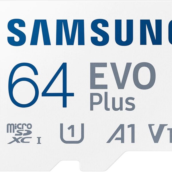 Карта памяти MicroSD Samsung EVO Plus 64Gb Class10 White (MB-MC64KA/RU)