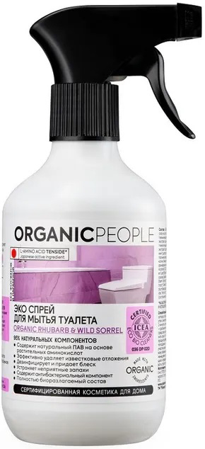 Экогель для мытья Organic People туалета 500мл