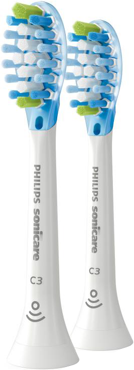 Насадка для электрической зубной щетки Philips Sonicare C3 Premium Plaque Defense 2шт HX9042/17 White