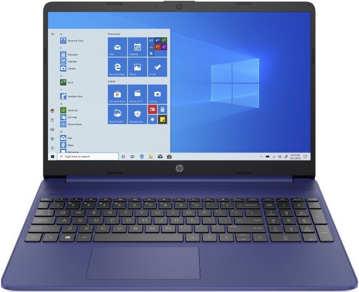 Ноутбук HP 15s-fq0071ur 15.6" 4/128Gb Blue (3B3P2EA)