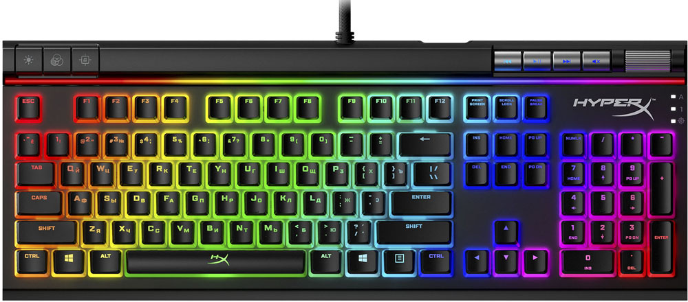 Клавиатура HyperX Alloy Elite 2 проводная игровая Черная (HKBE2X-1X-RU/G)