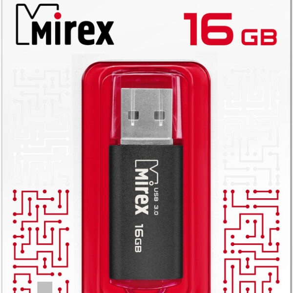 USB Flash Mirex 16Gb USB3.0 UNIT черная