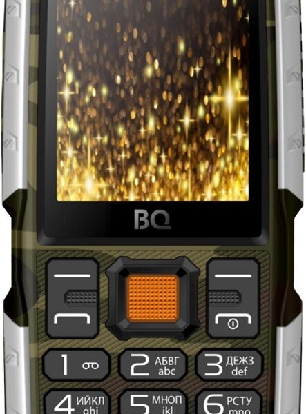 Мобильный телефон BQ 2430 Tank Power Dual sim Camouflage/Silver