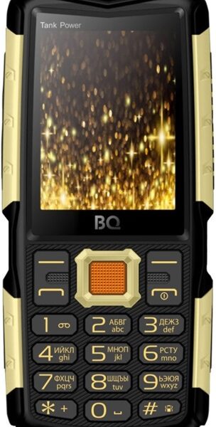 Мобильный телефон BQ 2430 Tank Power Dual sim Black/Gold