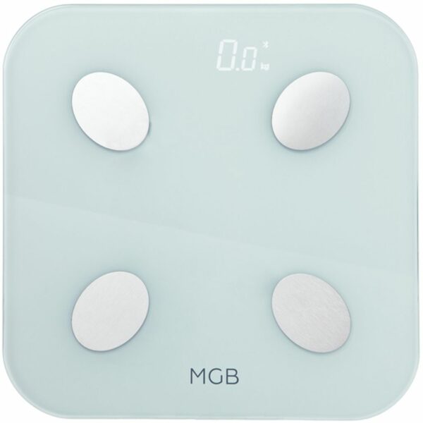 Умные весы MGB Body fat scale Glass Edition White