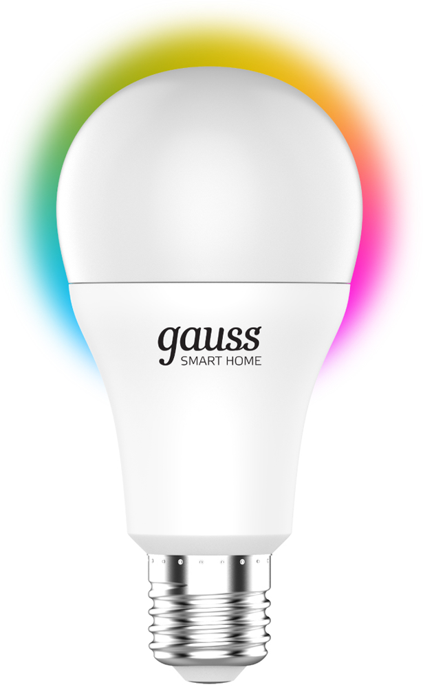 Умная лампочка Gauss 10 Вт A60 Е27 RGBW White
