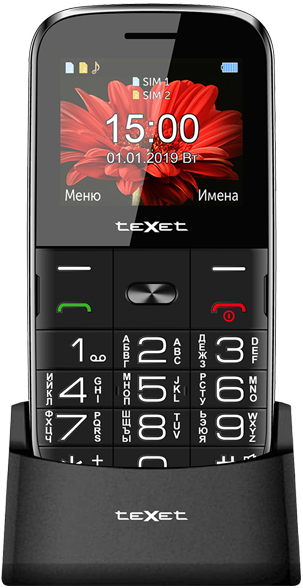 Мобильный телефон teXet TM-B227 Dual sim Black