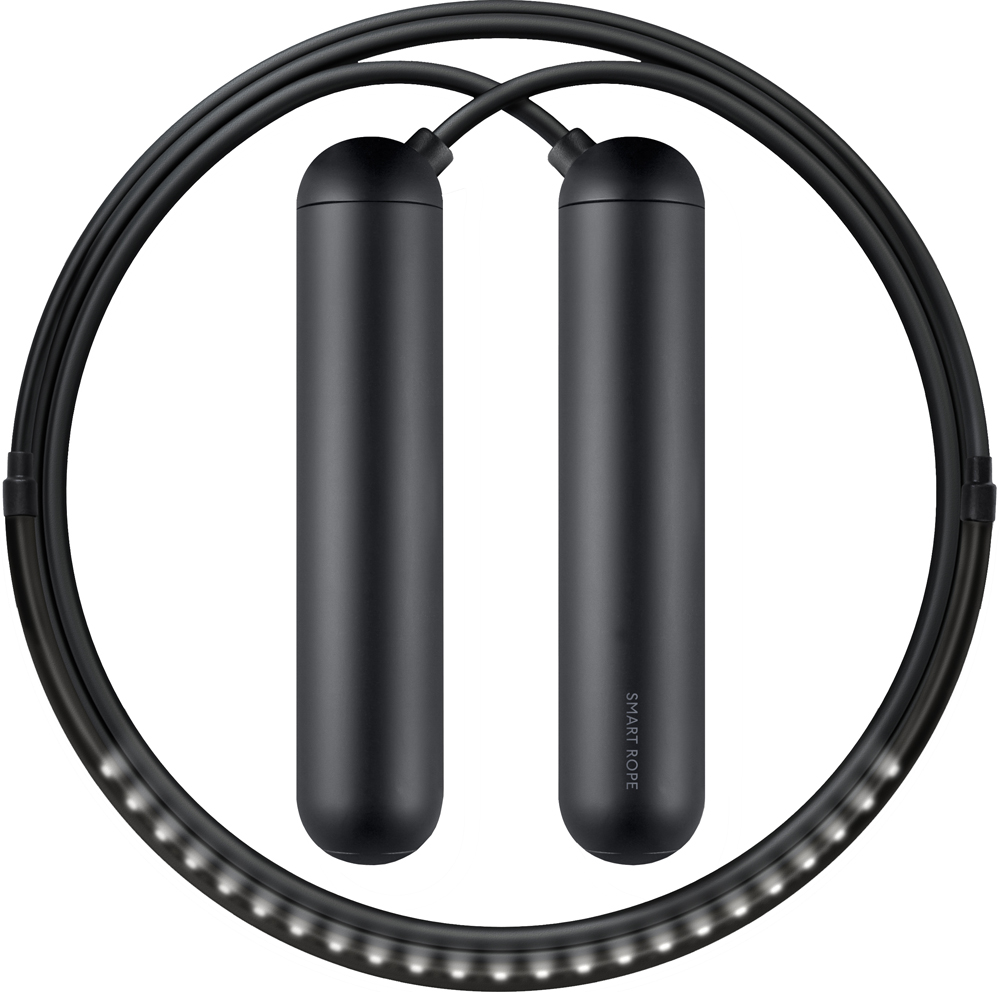 Умная скакалка Tangram Factory Smart Rope светодиодная подсветка Black (M)