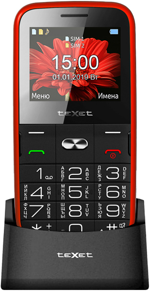 Мобильный телефон teXet TM-B227 Dual sim Red