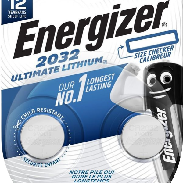 Батарея Energizer CR2032 Ultimate Lithium литиевая блистер 2шт