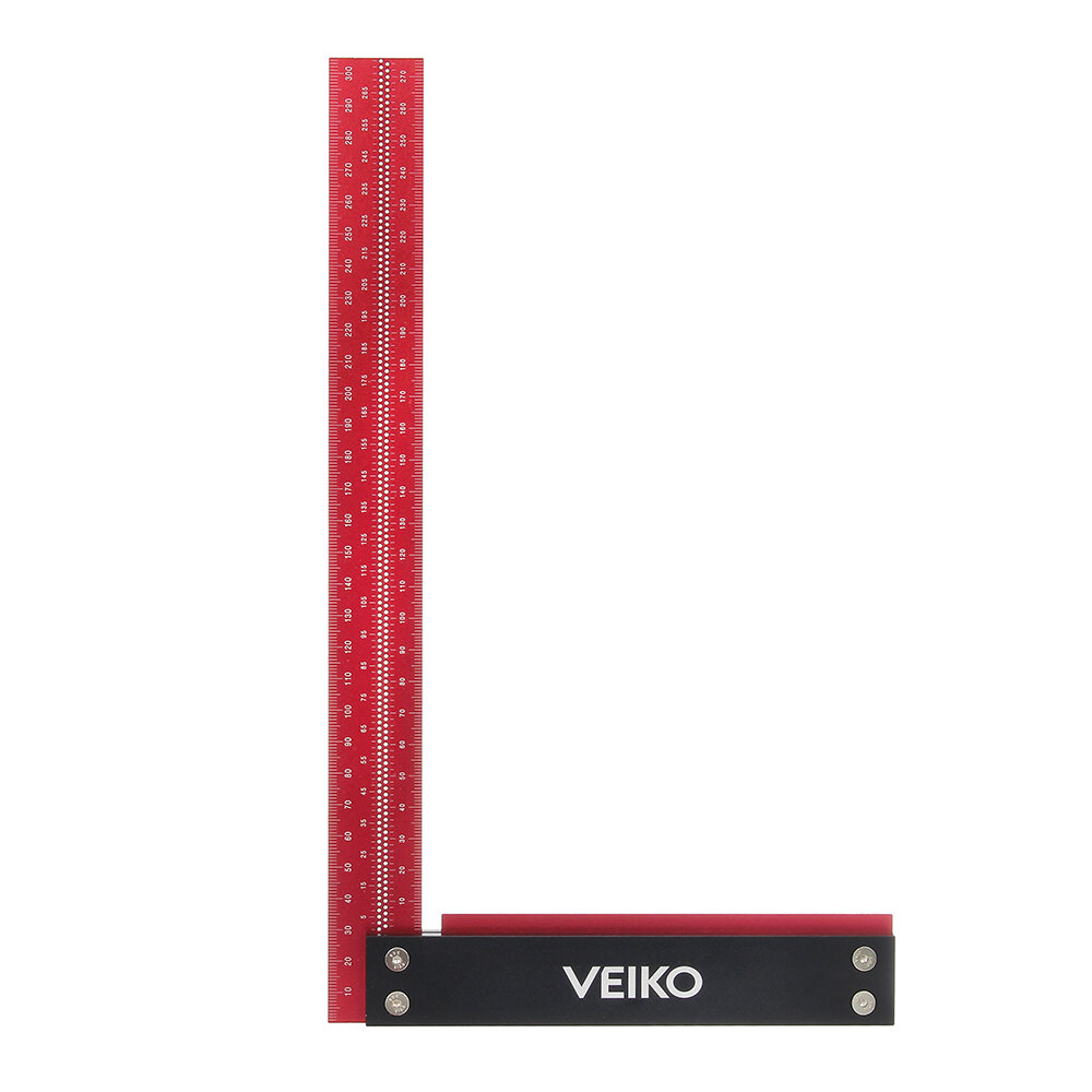 ВЕЙКО Signature Precision Square 300 мм Гарантированная линейка для измерения скорости T для измерения и маркировки Дере