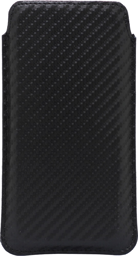 Чехол-футляр OxyFashion Карбон универсальный размер S 3,5-4,3" Black