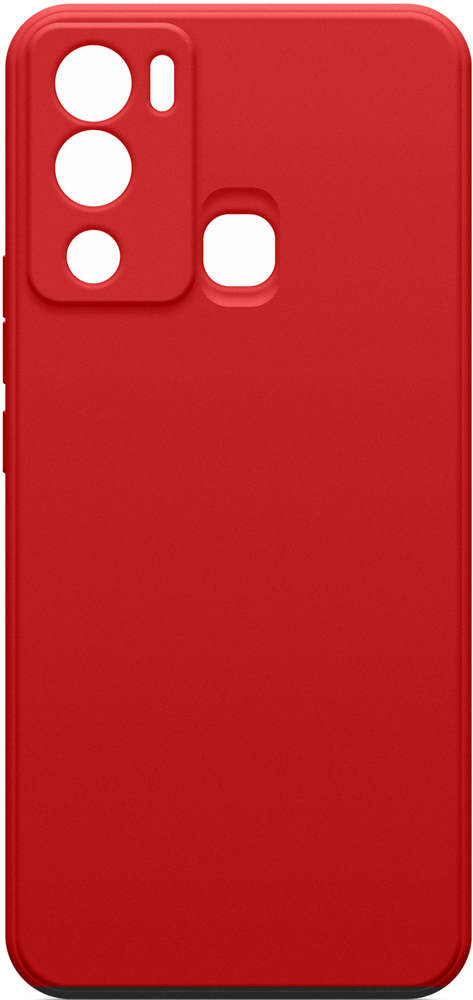 Чехол-накладка Borasco Infinix Hot 12i Microfiber Красный