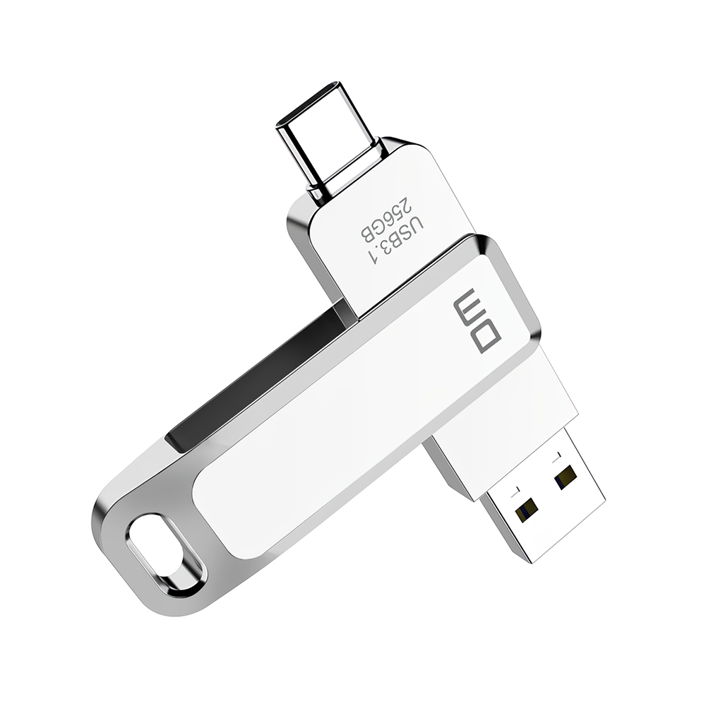 DM 2 в 1 Type-C и USB3.1 Flash Накопитель с двойным интерфейсом OTG Память Flash Диск 32G 64G 128G 256G Флэш-накопитель