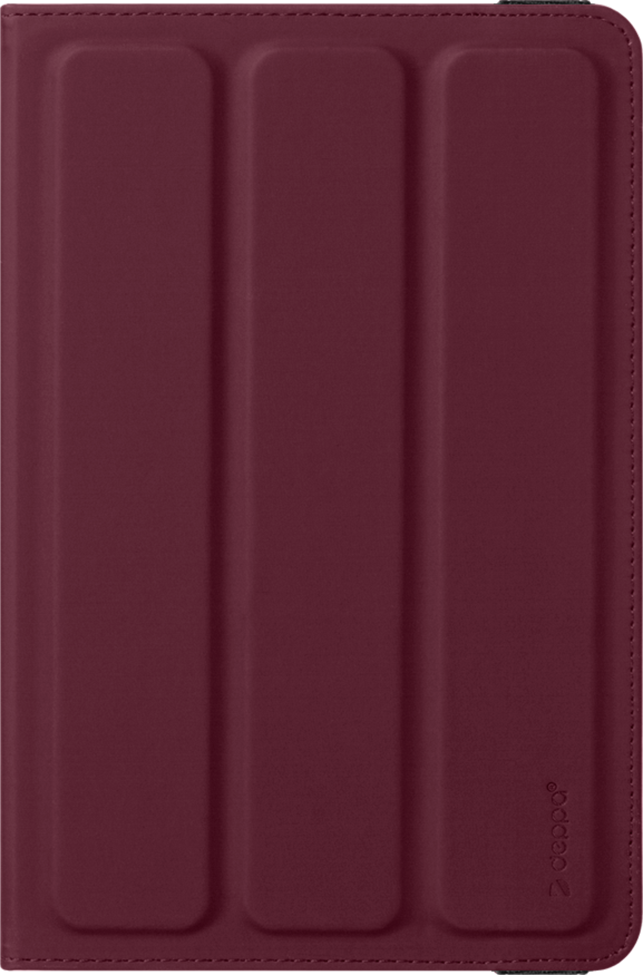 Чехол-книжка Deppa Wallet Stand 7-8'' универсальный Бордовый