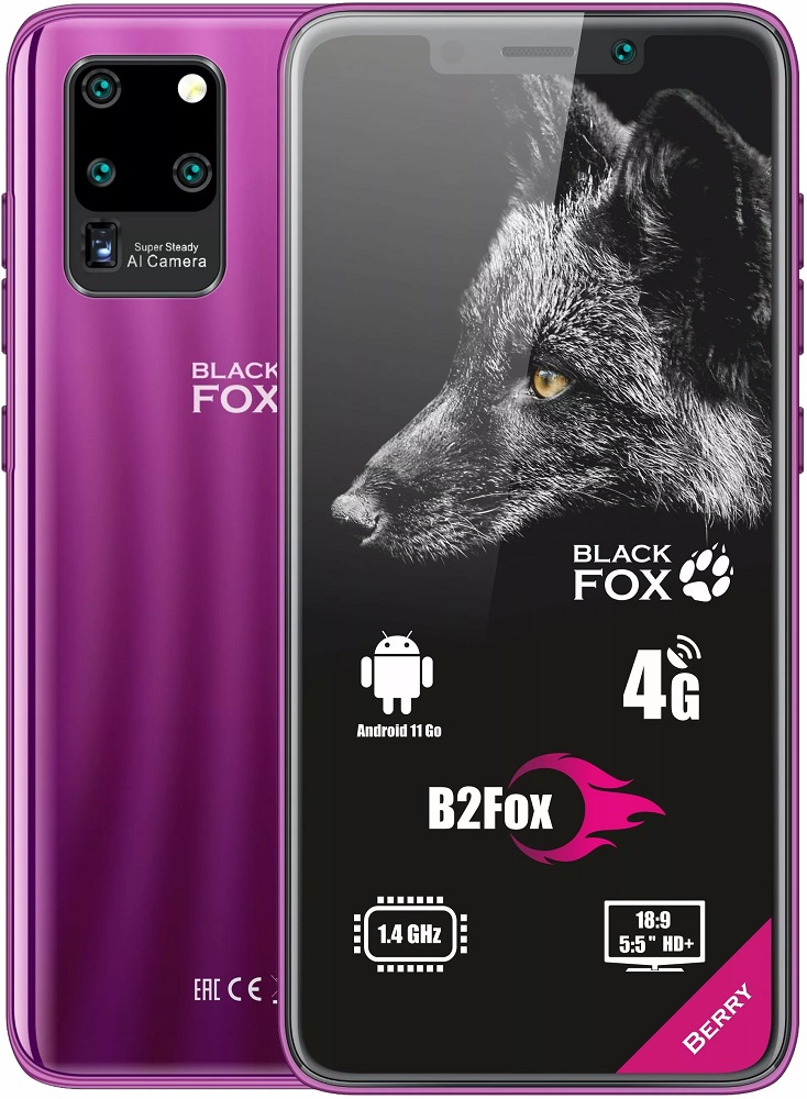 Смартфон Black Fox B2 Fox 1/8Gb Berry