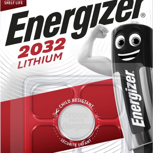 Батарея Energizer CR 2032 литиевая блистер 1шт