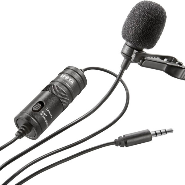 Микрофон Boya BY-M1 всенаправленный петличный Black