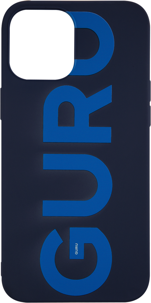 Чехол-накладка UNBROKE Apple iPhone 12 pro max принт GURU Синий