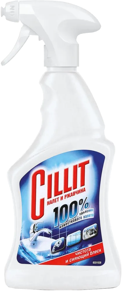 Чистящее средство для ванной комнаты Cillit для удаления известкового налета и ржавчины, с курком, 450 мл