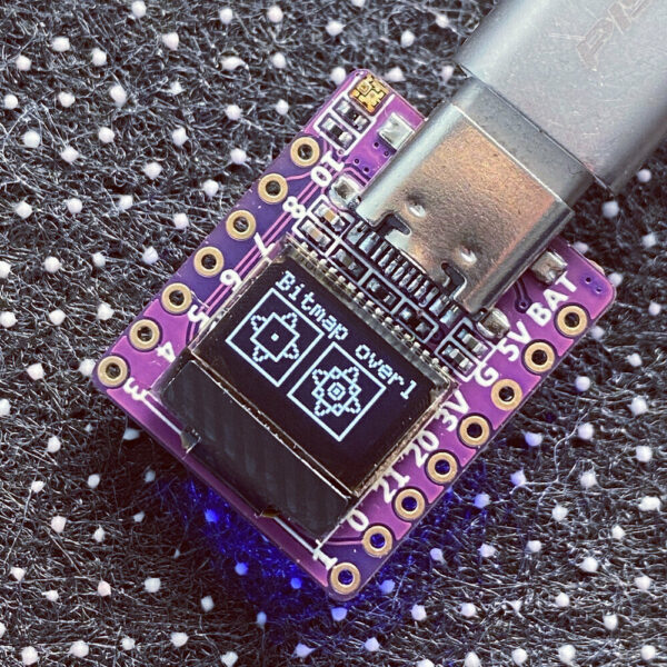 ESP32 C3 0,42 дюйма LCD макетная плата RISC-V WiFi Bluetooth Arduino/Micropython