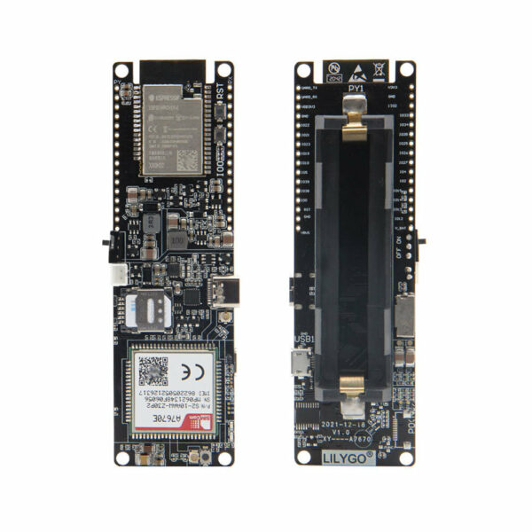 LILYGO® TTGO T-SIM A7670E R2 Беспроводной модуль ESP32 Чип 4G LTE CAT1 MCU32 Поддержка макетной платы GSM/GPRS/EDGE