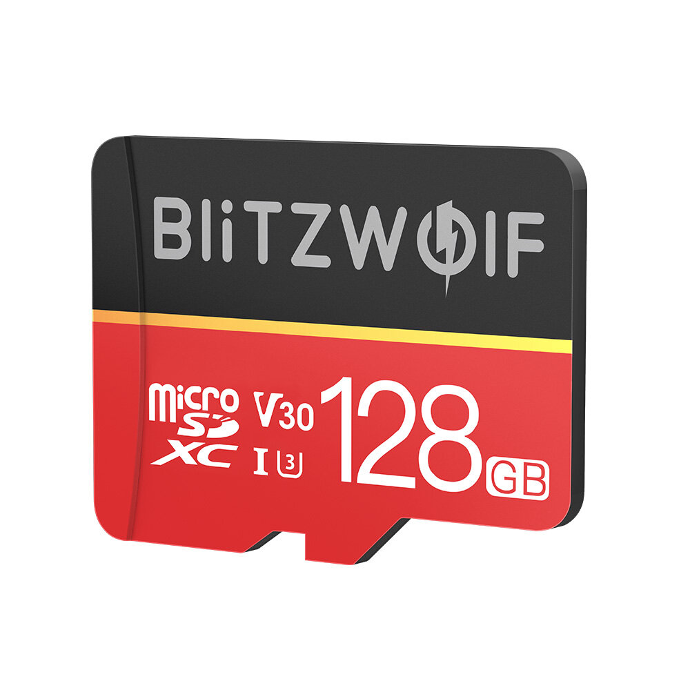 BlitzWolf® BW-TF1 Class 10 UHS-1 32GB UHS-3 V30 64GB 128 ГБ Карта памяти Micro SD TF с адаптером