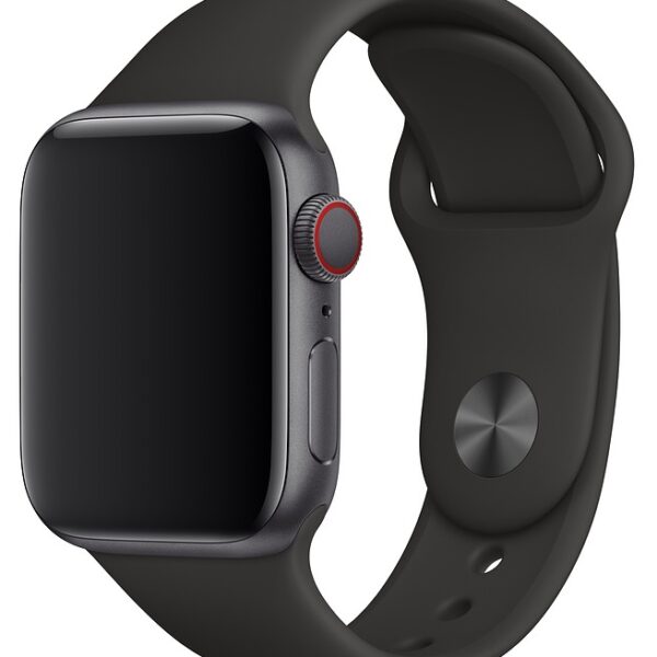 Ремешок для умных часов Everstone ES-AWBS-203 Apple Watch 42/44мм силиконовый Black