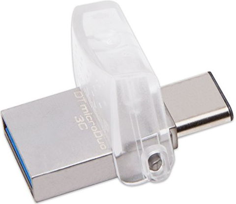 USB Flash Kingston USB/USB TypeC OTG Data Traveler DUO3 (DTDUO3C/64GB) 64Gb black