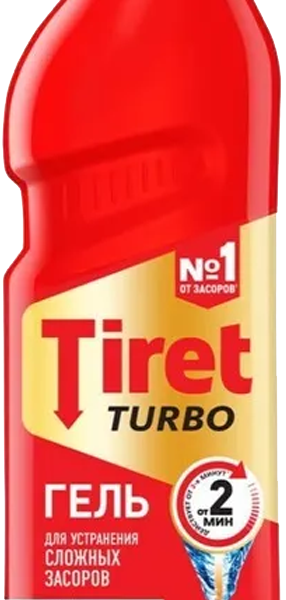 Гель для удаления засоров Tiret Turbo 1л