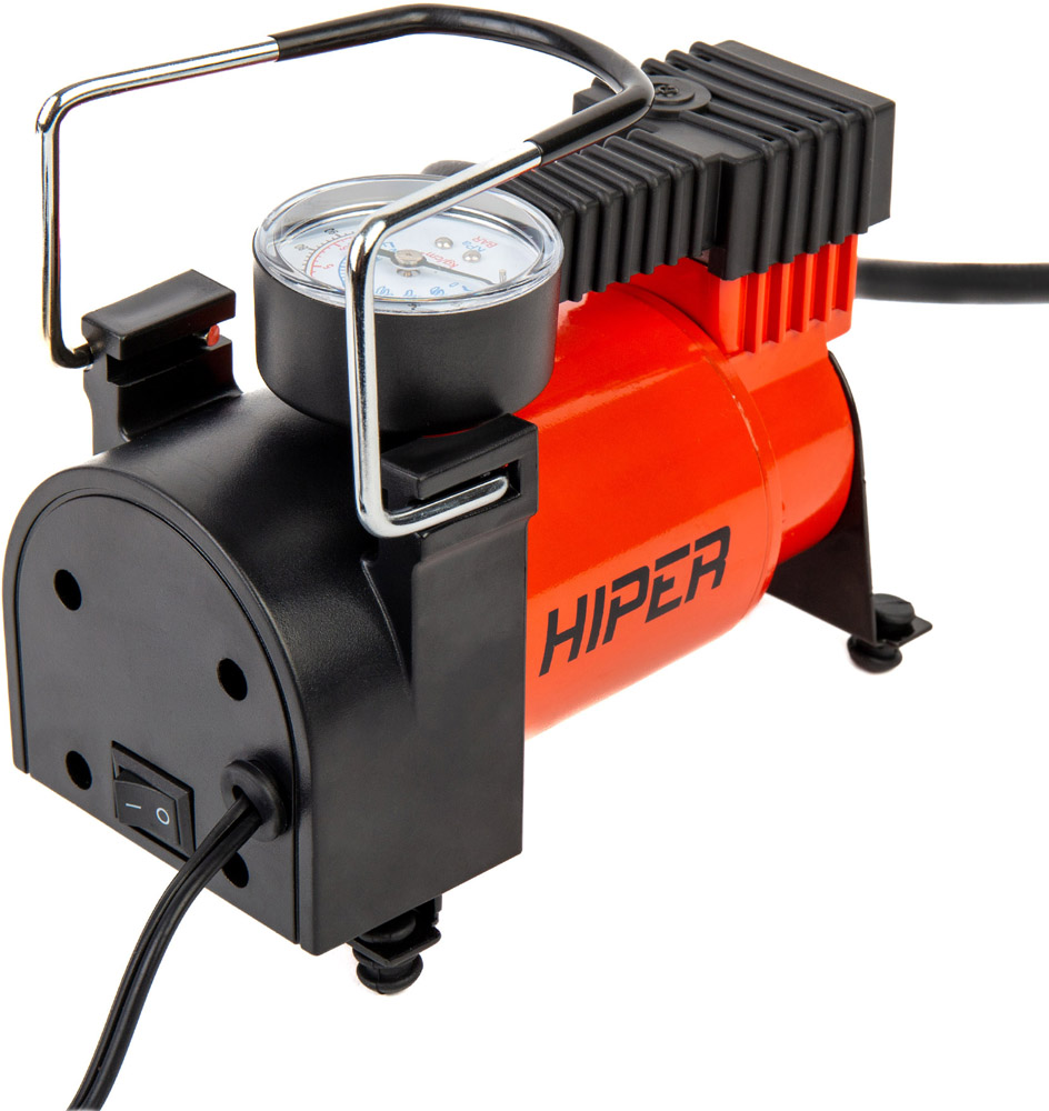 Автомобильный компрессор HIPER HAC25 25 л/м Красно-черный
