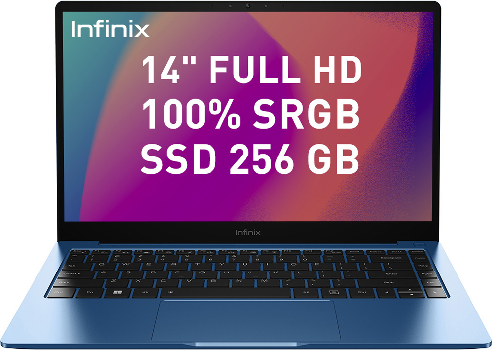 Ноутбук Infinix Inbook X2 T097801 14" 4/256Gb Голубой