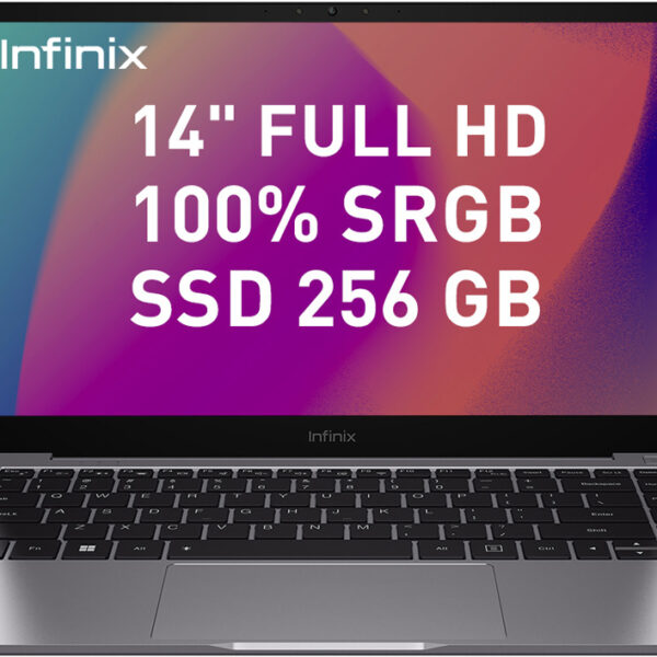 Ноутбук Infinix Inbook X2 T097802 14" 4/256Gb Серый