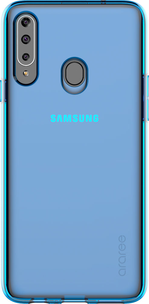 Клип-кейс Araree Galaxy A20s A cover Blue (GP-FPA207KDALR)