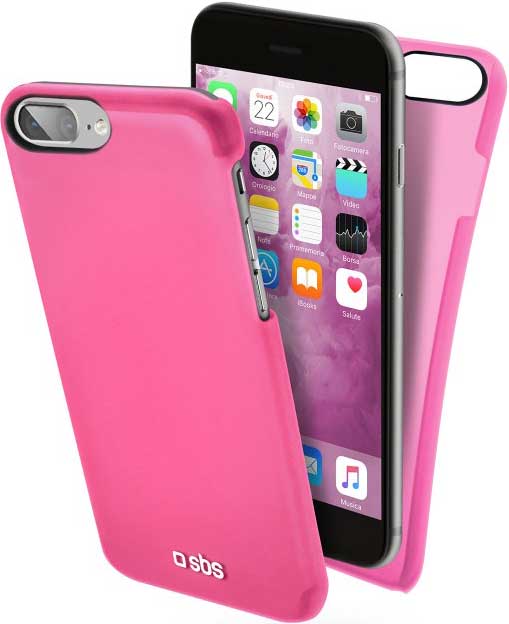 Клип-кейс SBS Apple iPhone 8 Plus тонкий пластик Pink