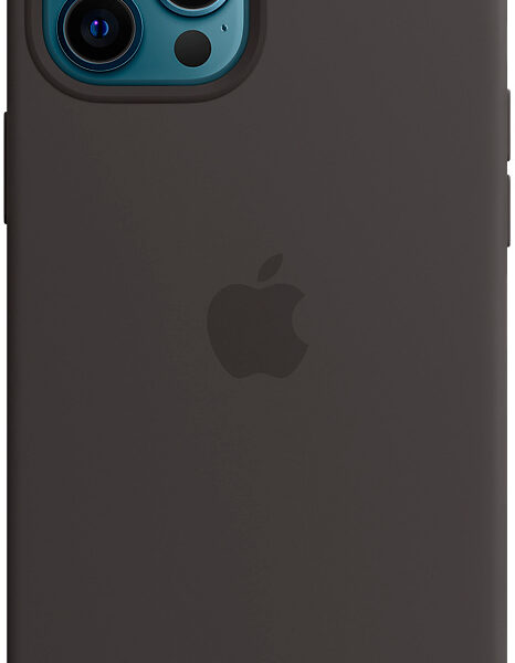 Клип-кейс Apple iPhone 12 Pro Max MagSafe силиконовый Черный (MHLG3ZE/A)