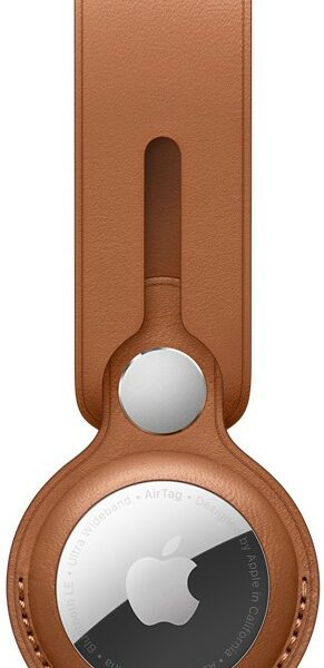 Брелок-подвеска Apple для AirTag Leather Loop Золотисто-коричневый (MX4A2ZM/A)