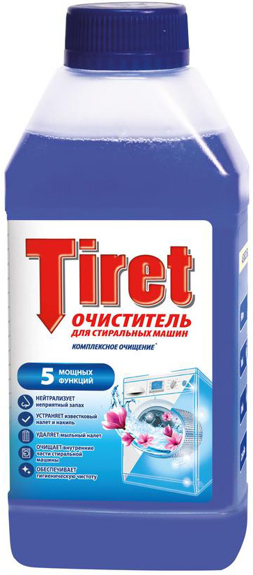 Очиститель для стиральных машин Tiret 250мл