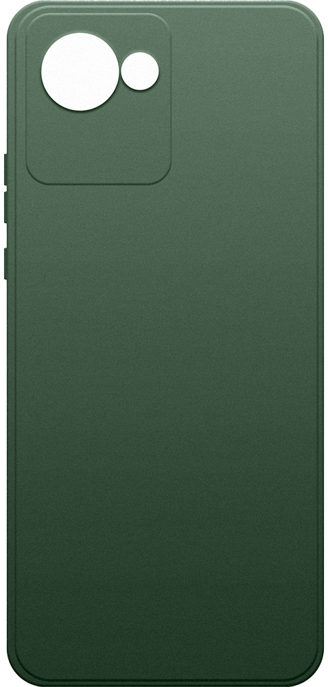 Чехол-накладка Borasco Realme C30 Microfiber Зеленый