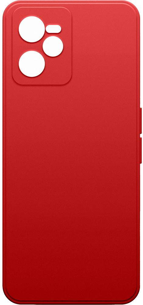 Чехол-накладка Borasco Realme C35 Microfiber Красный