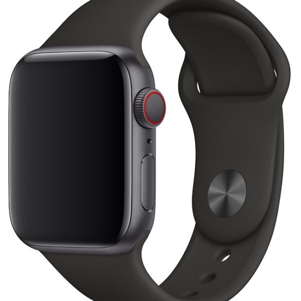 Ремешок для умных часов Everstone ES-AWBS-103 Apple Watch 38/40мм силиконовый Black