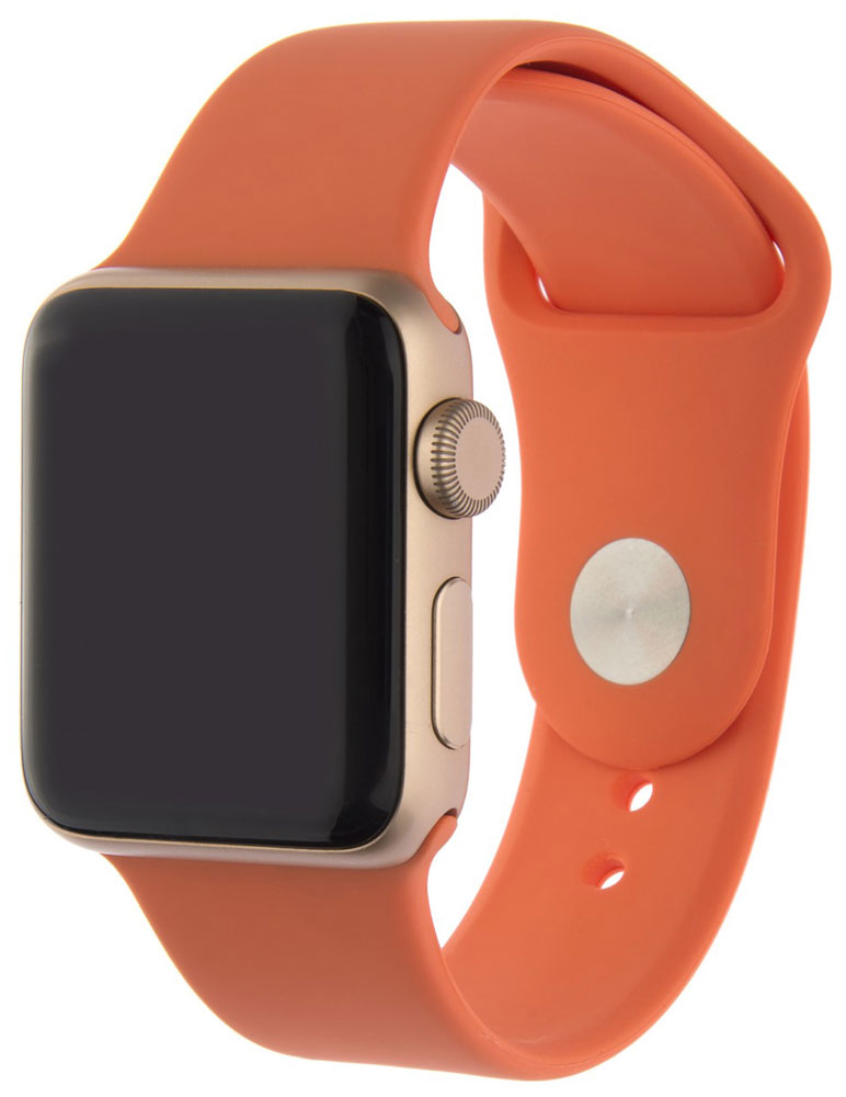 Ремешок для умных часов InterStep Sport Apple Watch 38/40мм силиконовый Orange
