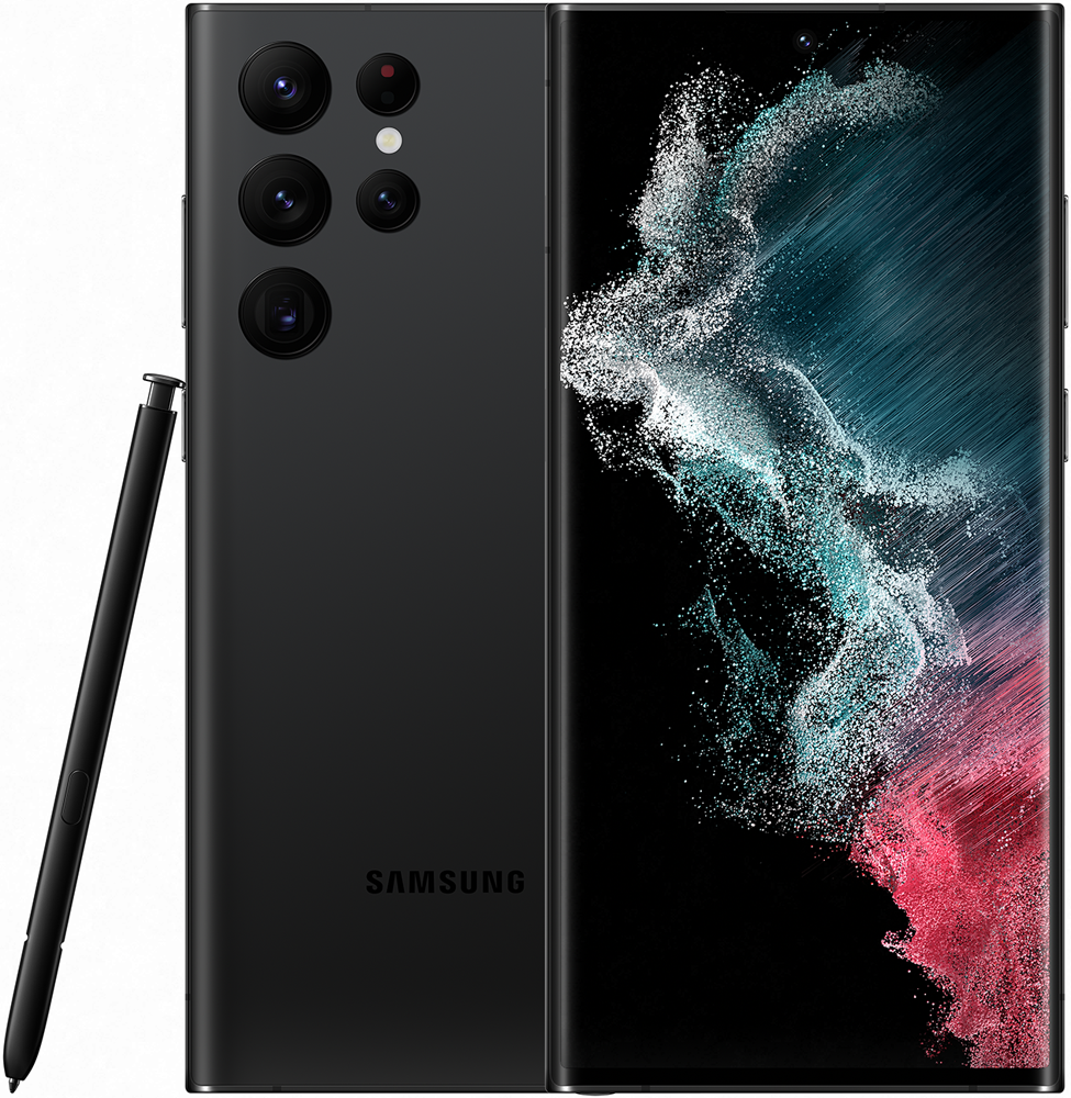 Смартфон Samsung Galaxy S22 Ultra 8/128Gb Черный фантом (SM-S908BZKDS)