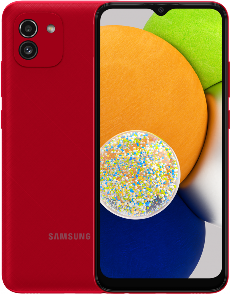 Смартфон Samsung Galaxy A03 4/64Gb Красный (SM-A035FZRGS)