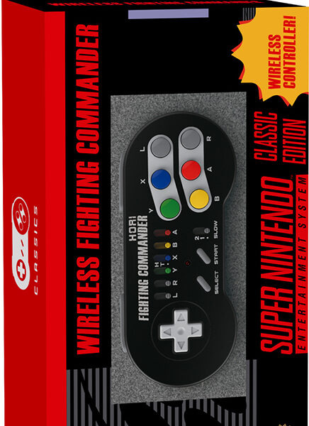 Геймпад Hori Fighting Commander Wireless беспроводной для Super Nintendo Classic