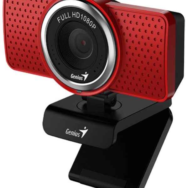 Веб-камера Genius ECam 8000 (Full HD 1080p) для PC (красная)