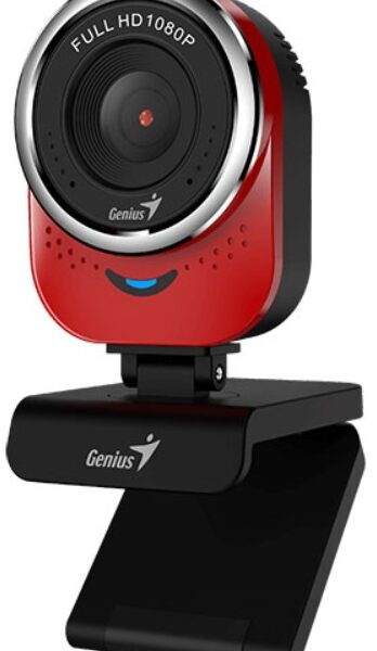Веб-камера Genius QCam 6000 (Full HD 1080p) для PC (красная)