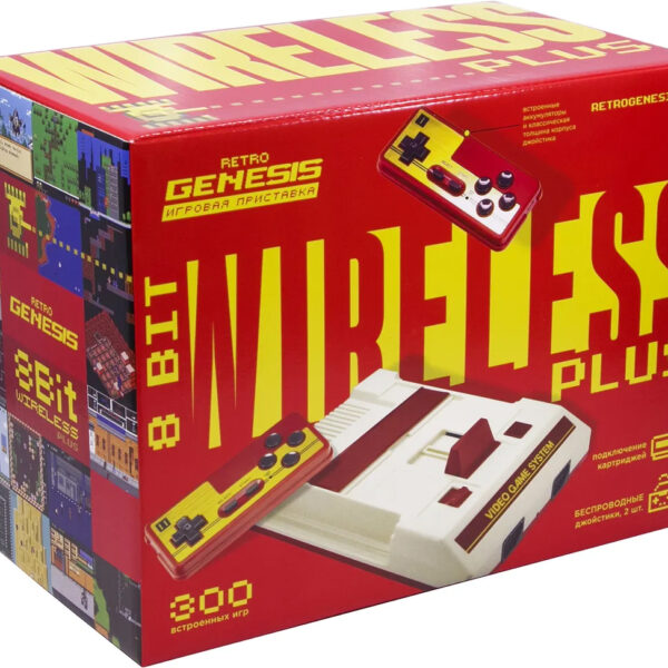 Игровая приставка Retro Genesis 8 Bit Wireless Plus + 300 игр